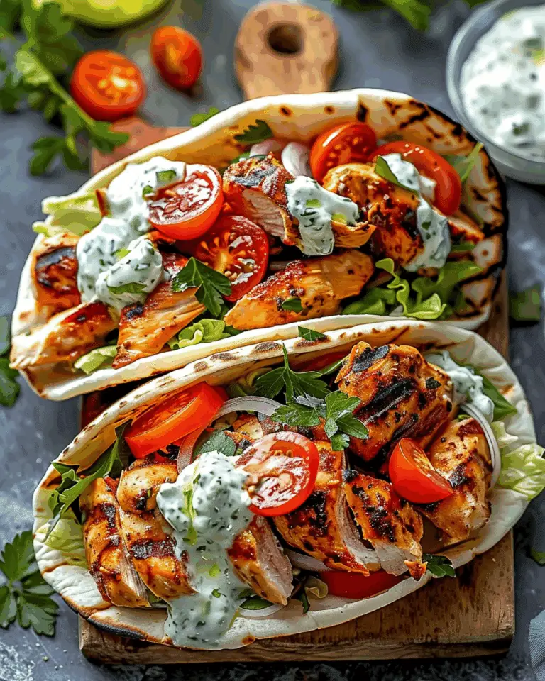 Mediterranean Chicken Gyros: A Delicious Recipe for Flavorful Meals