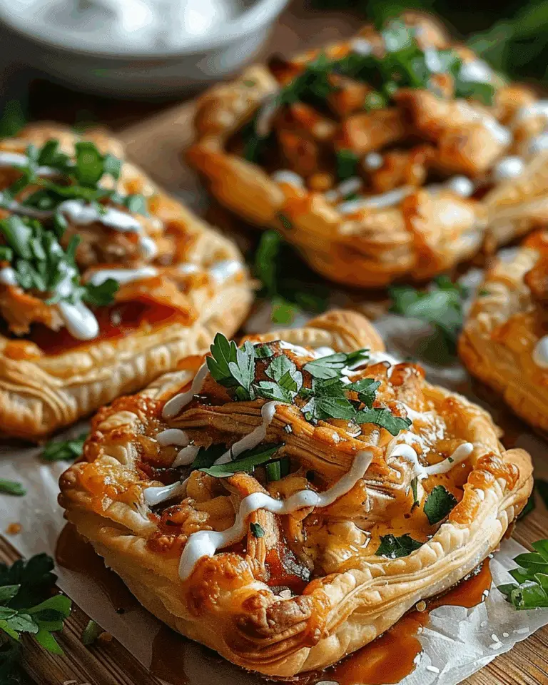 Mini BBQ Chicken Pizza Tarts