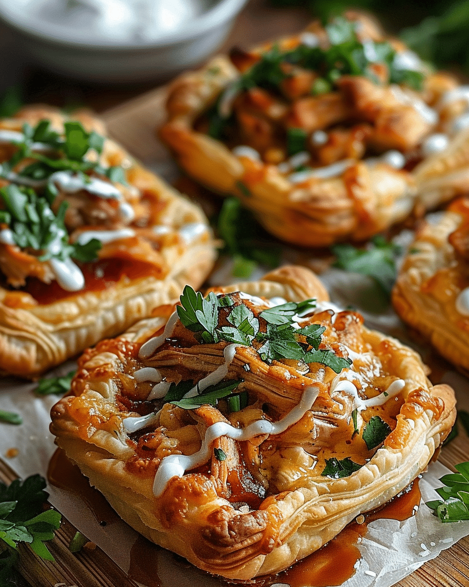 Mini BBQ Chicken Pizza Tarts