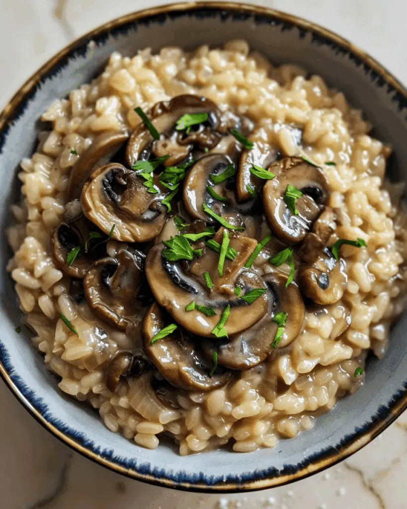 Mushroom Risotto: Creamy, Earthy Comfort in Every Spoonful