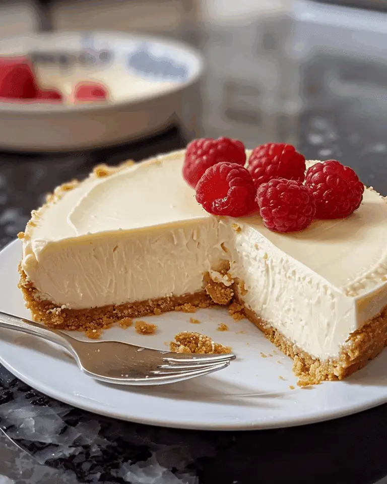 No Bake Classic Woolworth Cheesecake