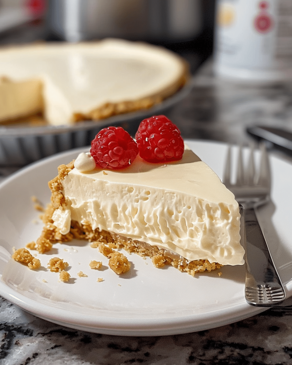 No Bake Classic Woolworth Cheesecake