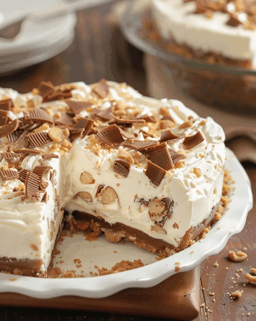 No-Bake Toffee Cheesecake Pie