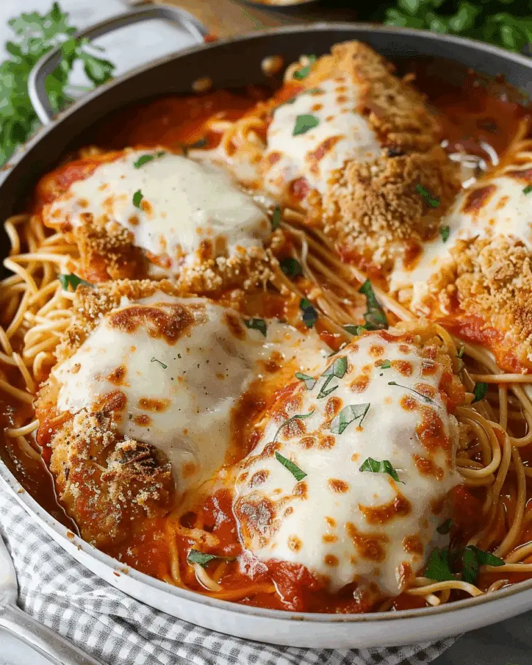 One Pan Chicken Parmesan Recipe