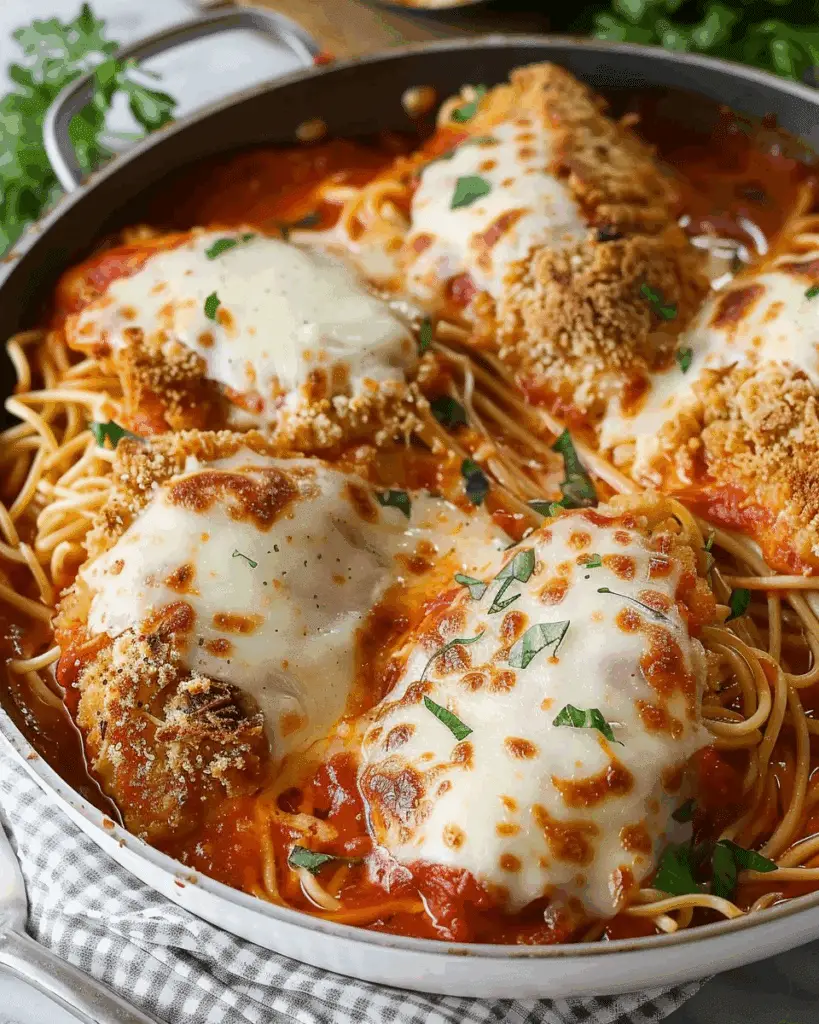 One Pan Chicken Parmesan Recipe