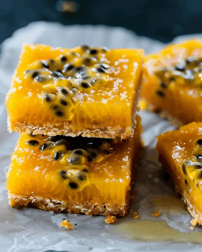 Passion Fruit Bars: Discover This Tangy Sweet Treat!