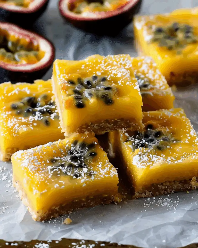 Passion Fruit Bars: Discover This Tangy Sweet Treat!