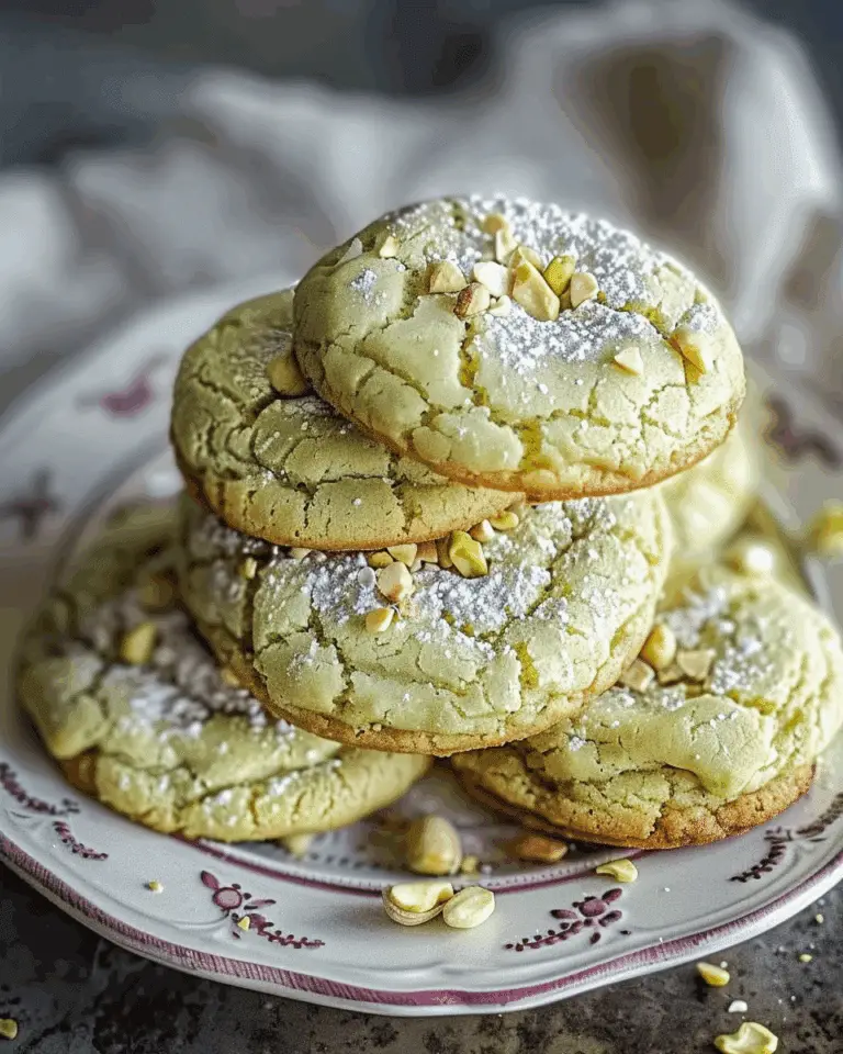 Pistachio Pudding Cookies