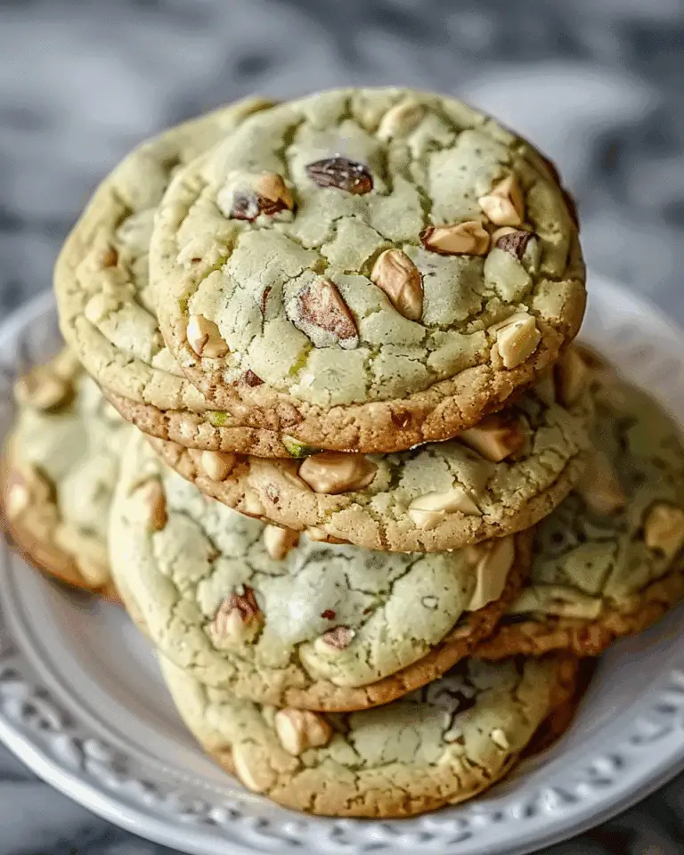 Pistachio Pudding Cookies