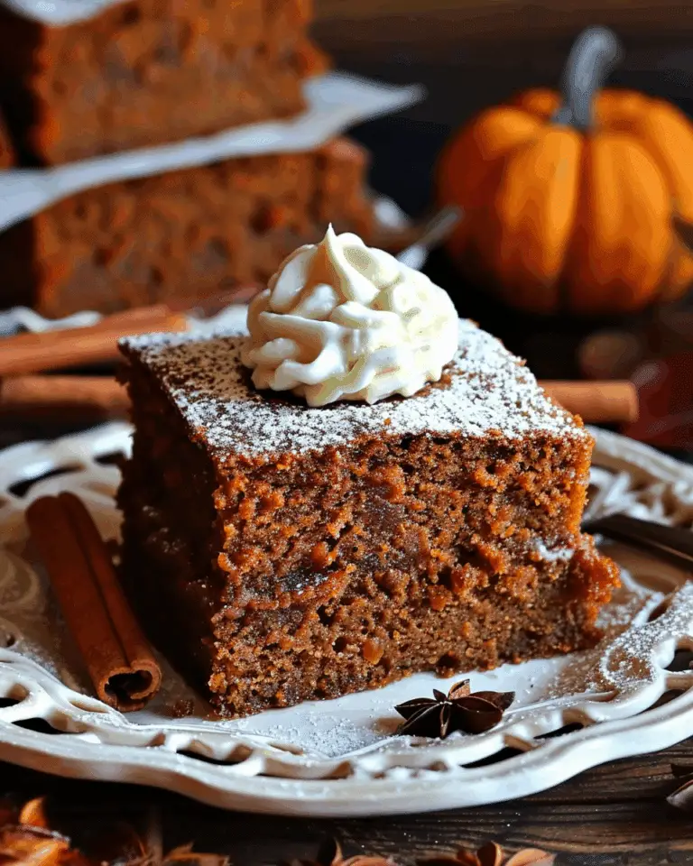 Pumpkin Gingerbread Recipe
