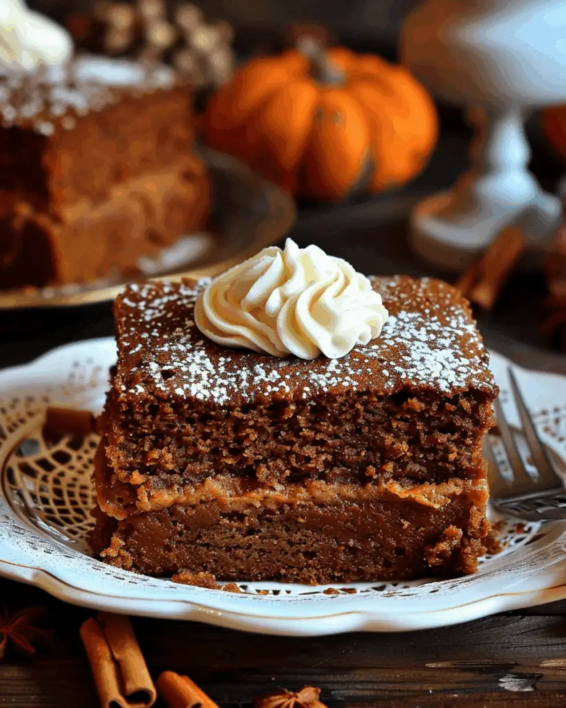Pumpkin Gingerbread Recipe
