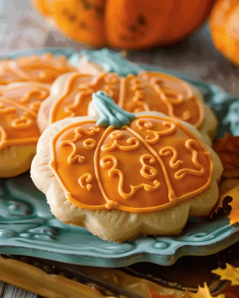 Pumpkin Sugar Cookies