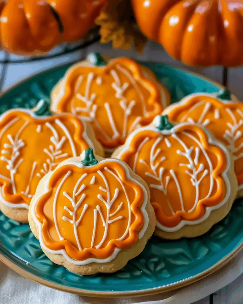 Pumpkin Sugar Cookies
