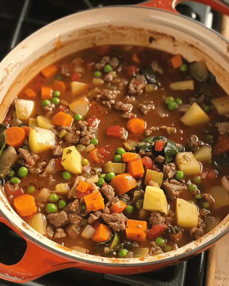 Quick and Easy Vegetable Beef Soup