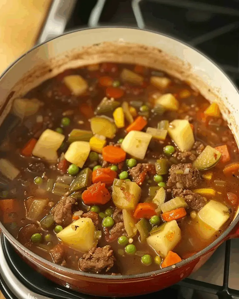 Quick and Easy Vegetable Beef Soup