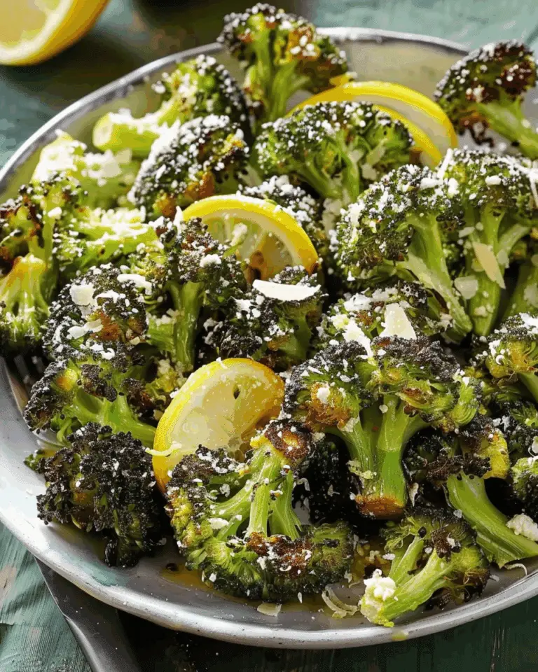 Roasted Broccoli with Lemon and Parmesan