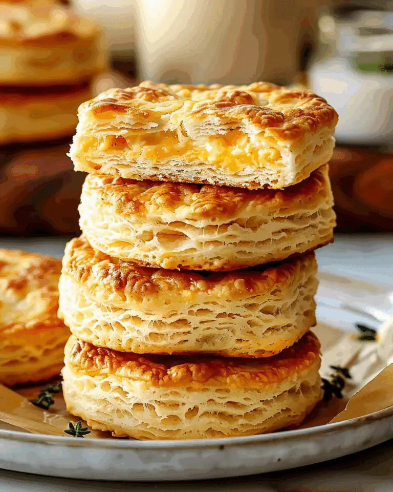 Sausage Cheese Butter Swim Biscuits