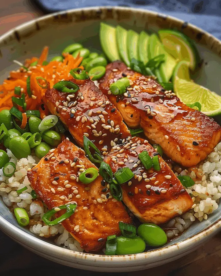 Sesame Ginger Salmon Bowl