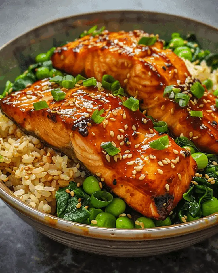 Sesame Ginger Salmon Bowl