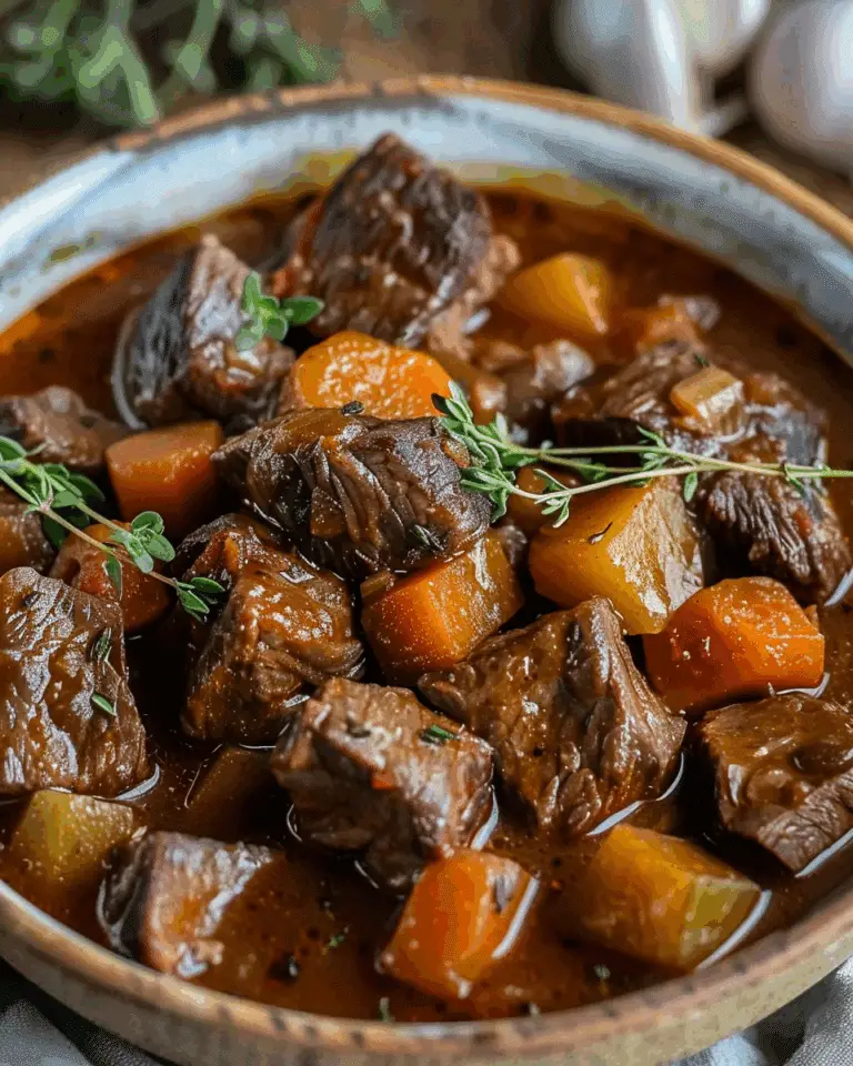 Slow Cooked Scottish Beef Stew