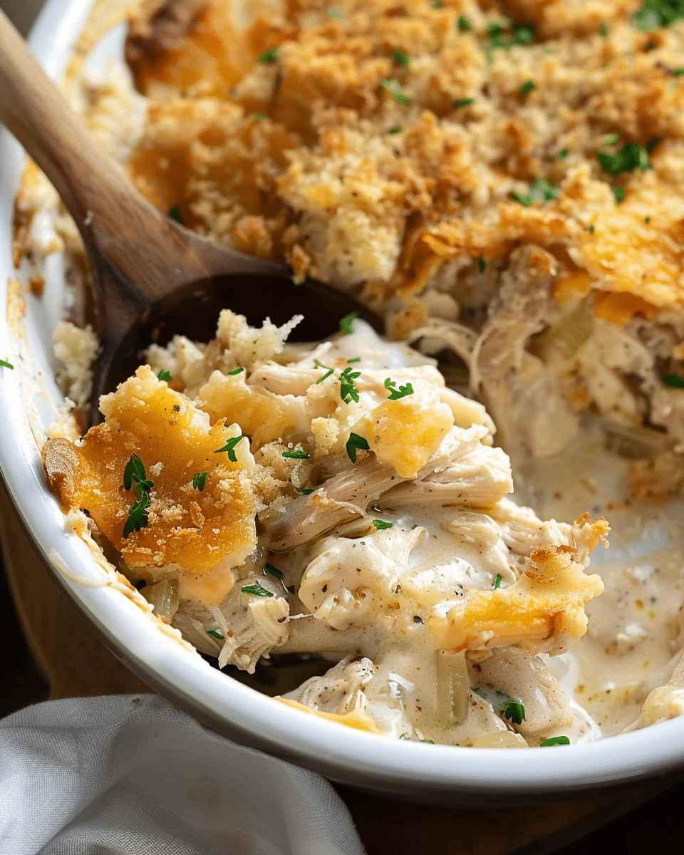 Slow Cooker Ritz Cracker Chicken Recipe