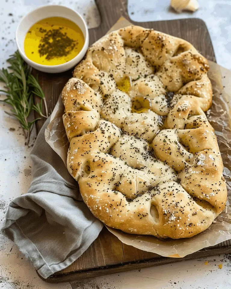 Slow Cooker Herbed Focaccia Bread