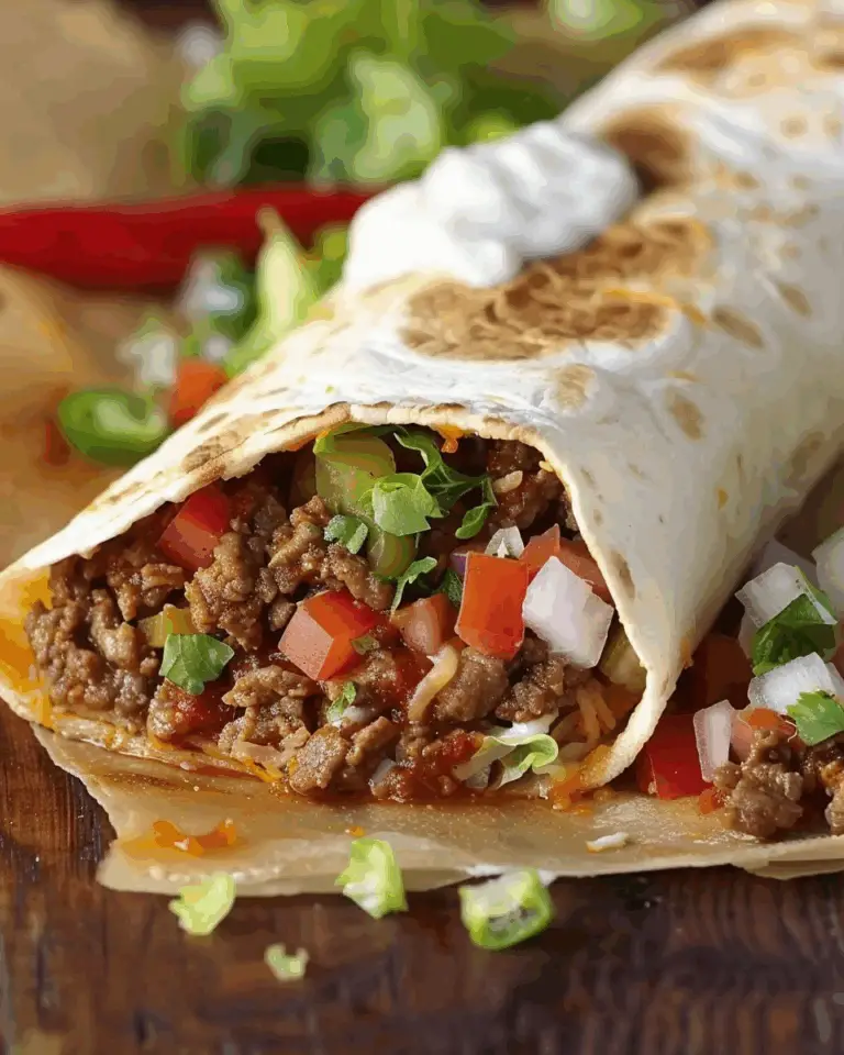 Spicy Beef Burritos