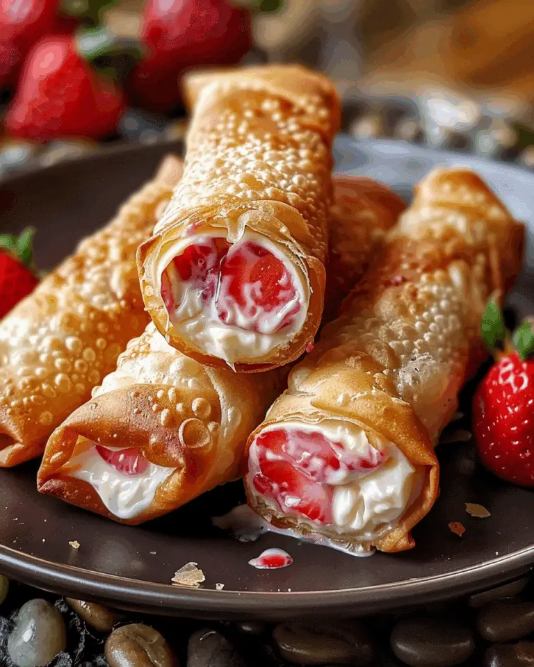 Strawberry Cheesecake Egg Rolls Recipe: A Sweet Surprise!