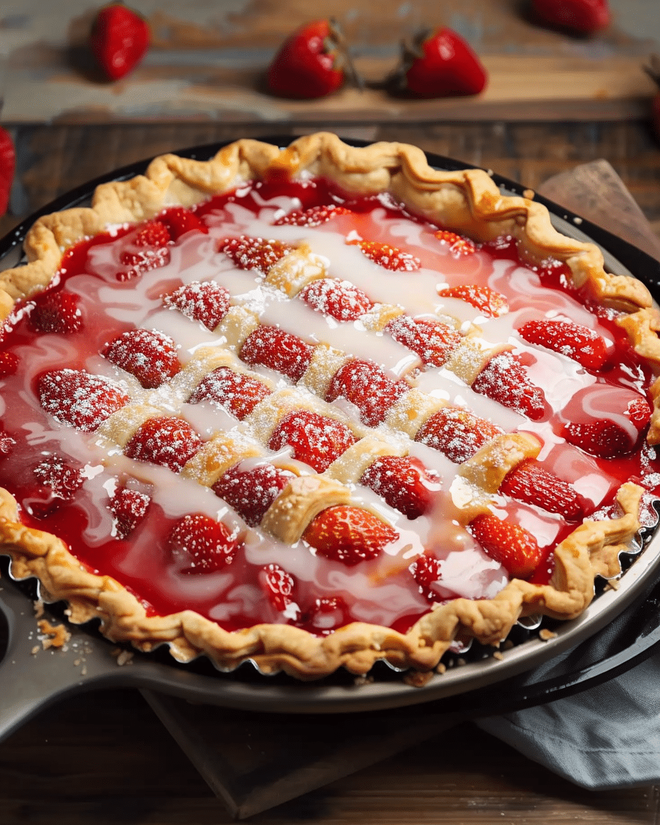 Strawberry Pop Tart Pie That’s Sweet, Fun, and Nostalgic