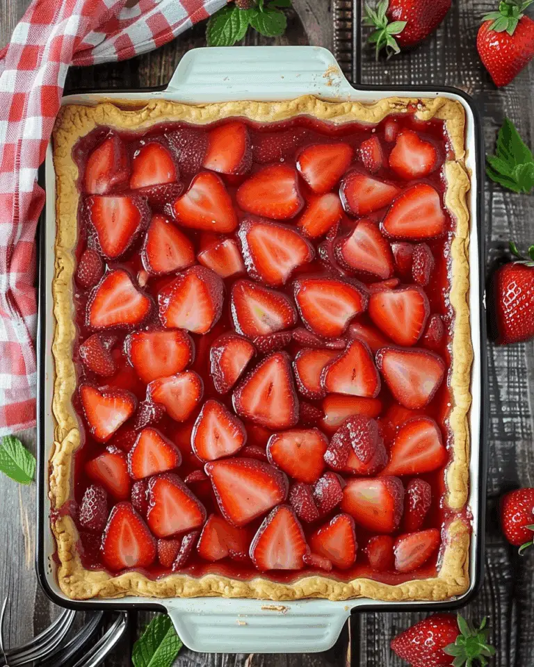 Strawberry Slab Pie