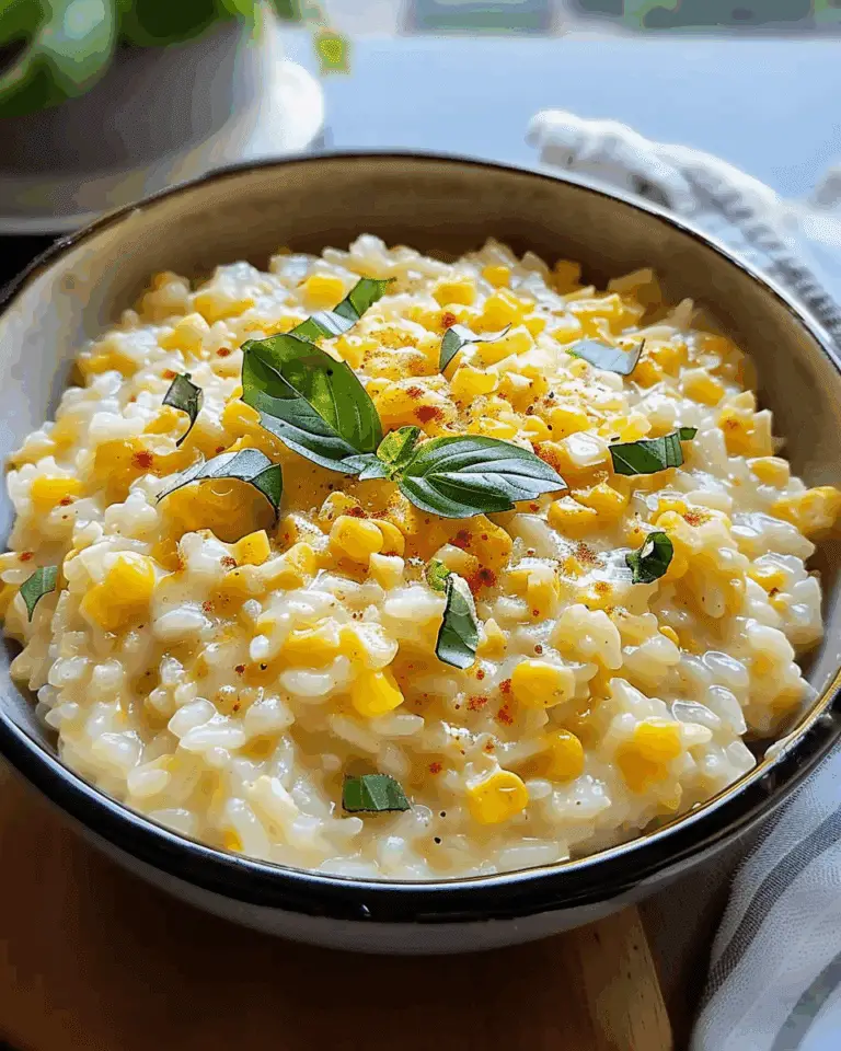 Sweet Corn Risotto