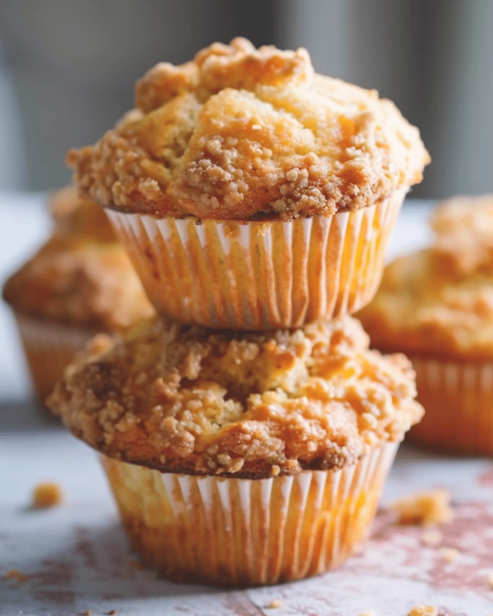 Whole Wheat Buttermilk Muffins with Streusel Topping