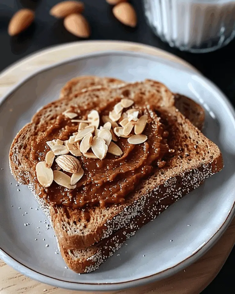 Wholegrain Toast with Almond Butter