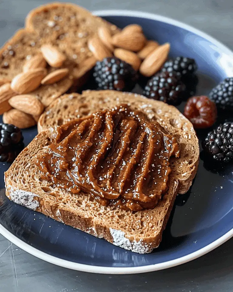 Wholegrain Toast with Almond Butter