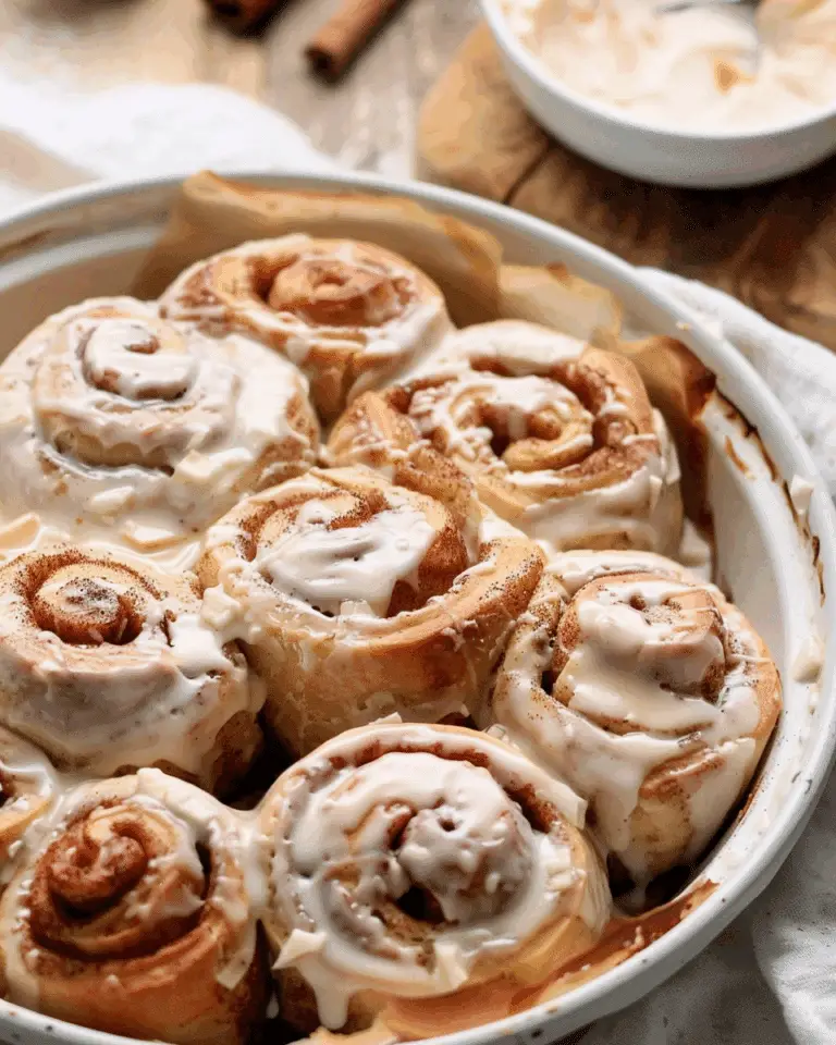 Apple Cinnamon Rolls with Apple Pie Filling