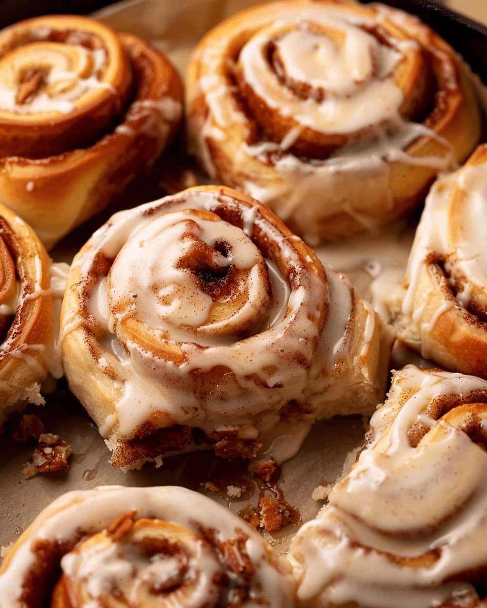 Apple Cinnamon Rolls with Apple Pie Filling