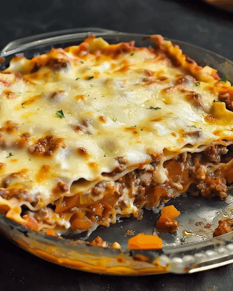 Beef and Pumpkin Lasagne