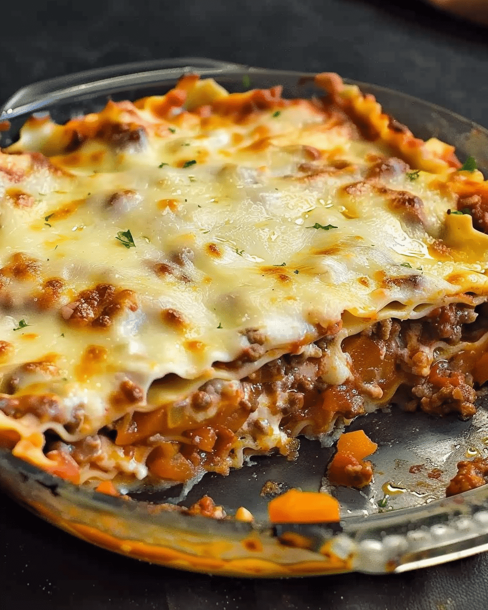 Beef and Pumpkin Lasagne