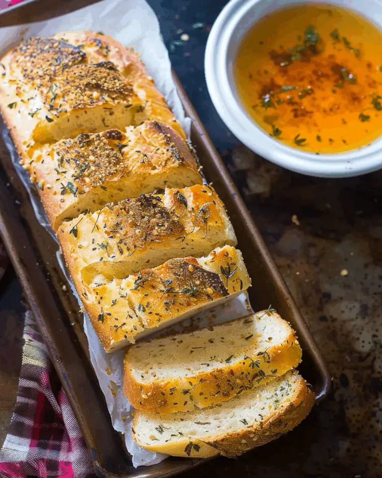 Homemade Herb Crusted Italian Bread