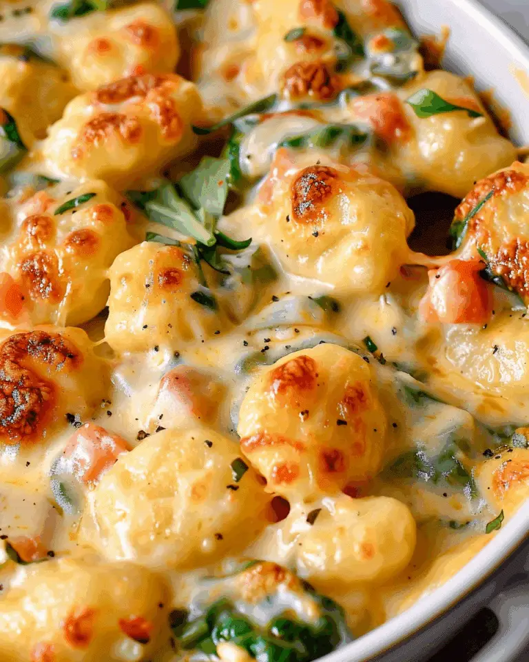 Cheesy Gnocchi Florentine
