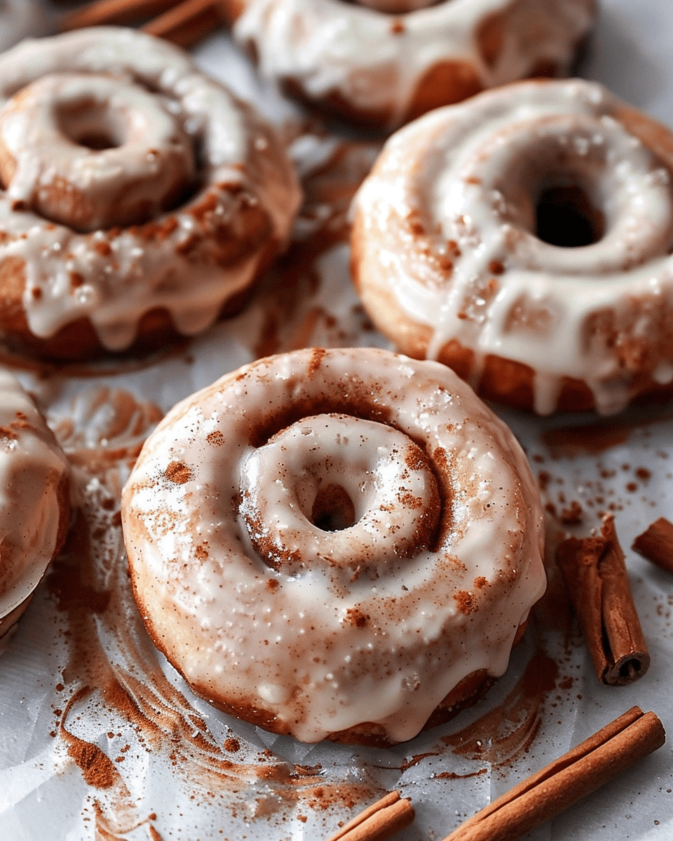 Cinnamon Roll Donuts