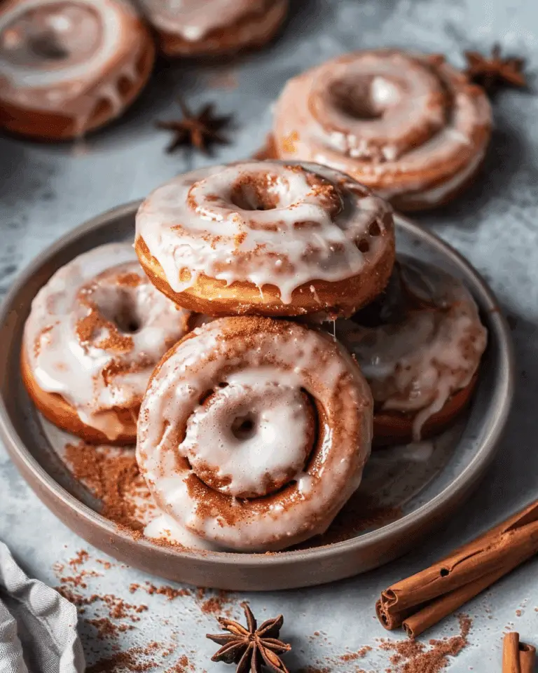 Cinnamon Roll Donuts