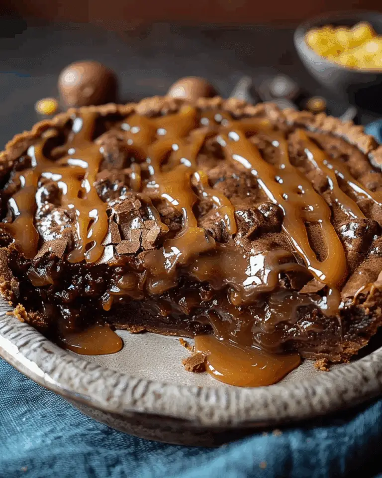 Caramel Brownie Pie