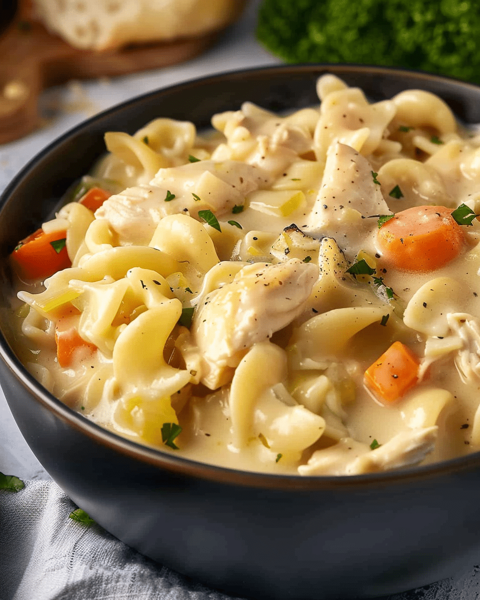 Crock Pot Chicken and Noodles