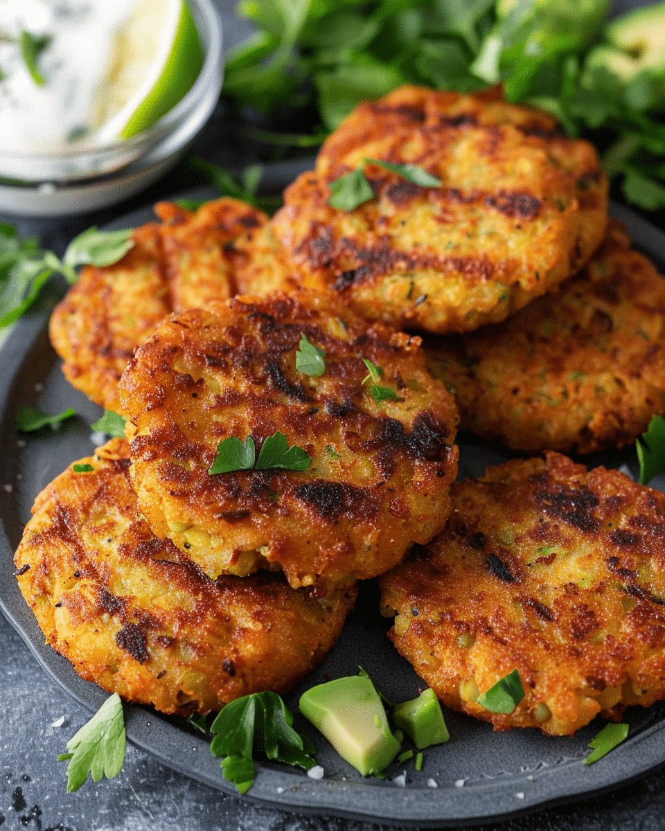 Easy Lentil Potato Fritters