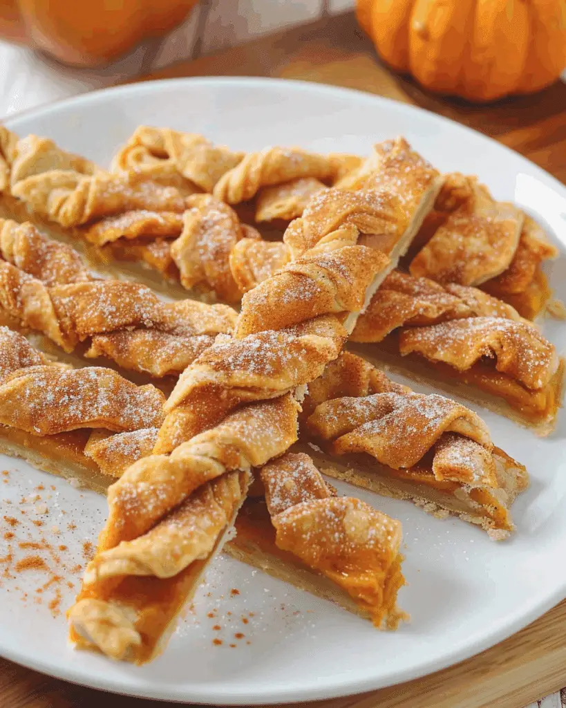 Easy Pumpkin Pie Twists