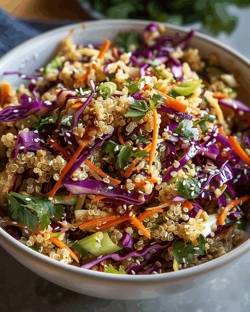 Easy Sesame Quinoa Slaw: 30 Minutes to Pure Comfort