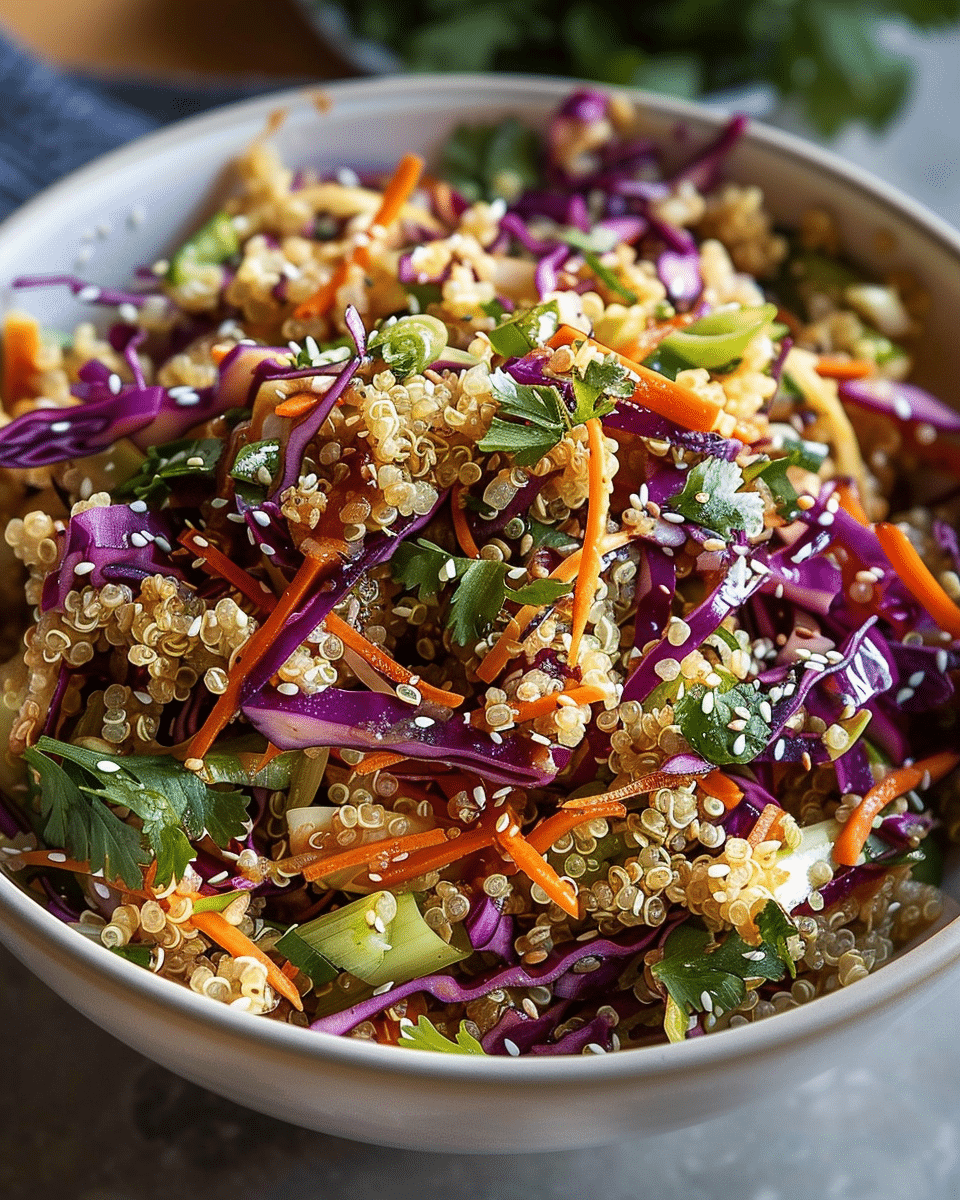 Easy Sesame Quinoa Slaw: 30 Minutes to Pure Comfort