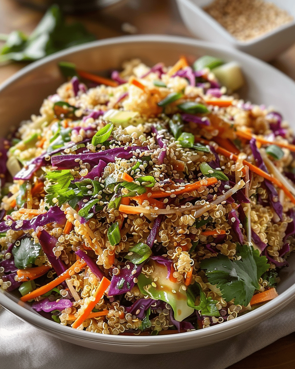 Easy Sesame Quinoa Slaw: 30 Minutes to Pure Comfort