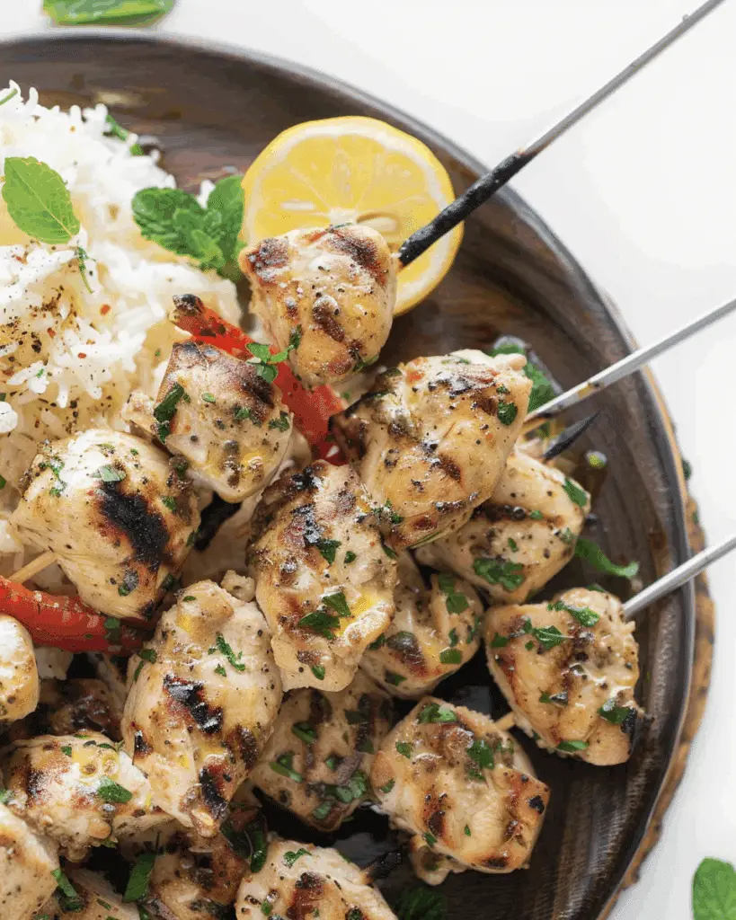 Grilled Chicken Souvlaki